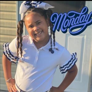 Cute custom mate uniform or can be worn is casualwear